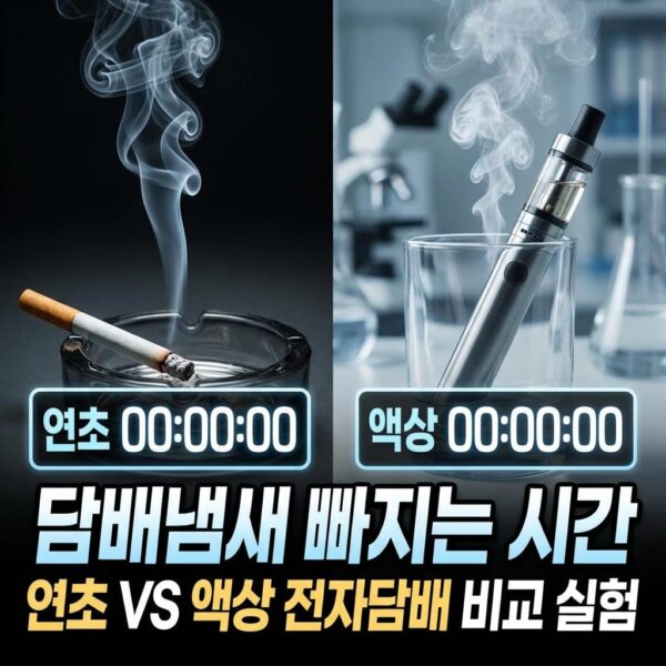 담배냄새 빠지는 시간