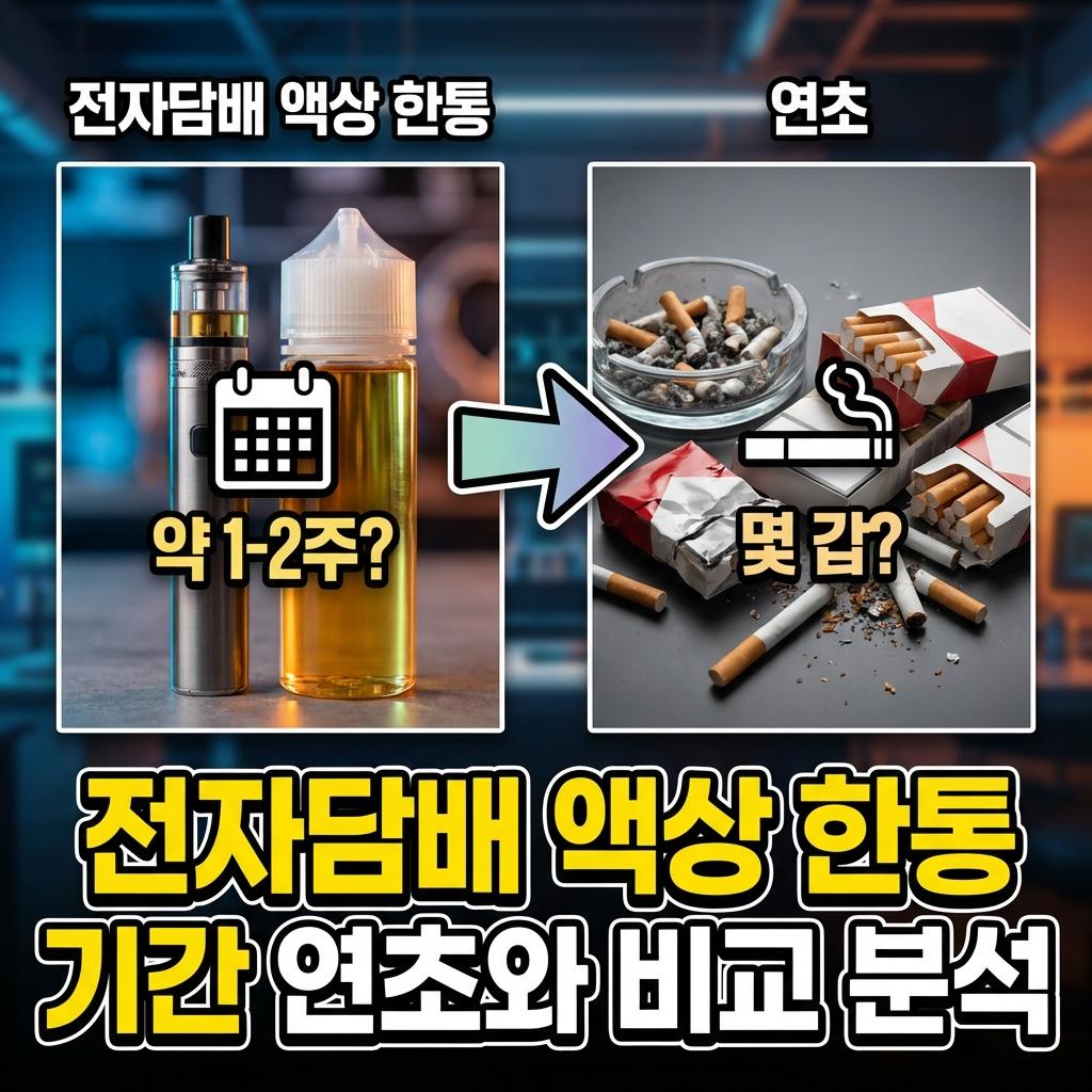 전자담배액상 한 통 기간 어떤 액상 고르느냐에 따라 완전히 달라집니다.