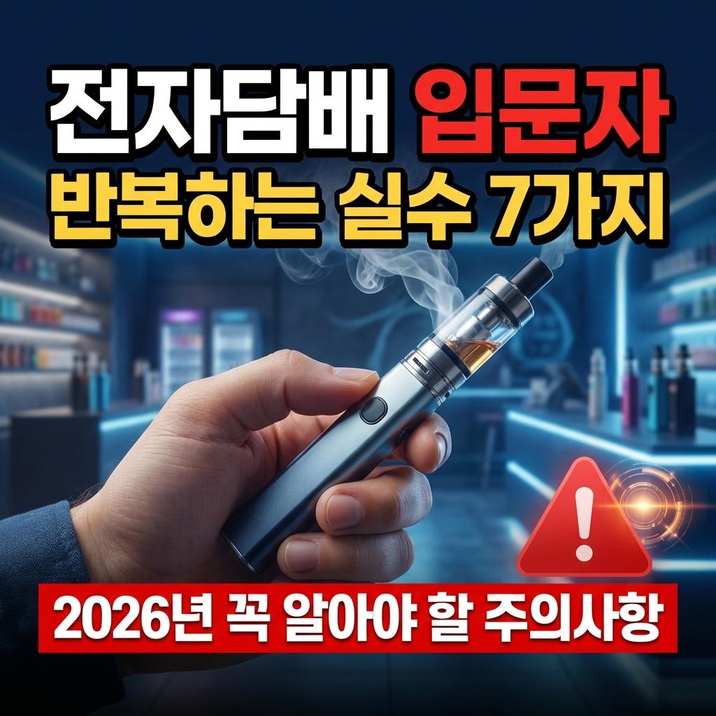 전자담배 입문자가 실수하는 7가지