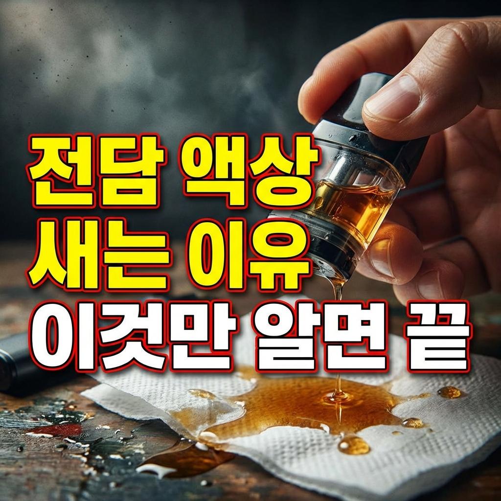 전담액상 새는 이유