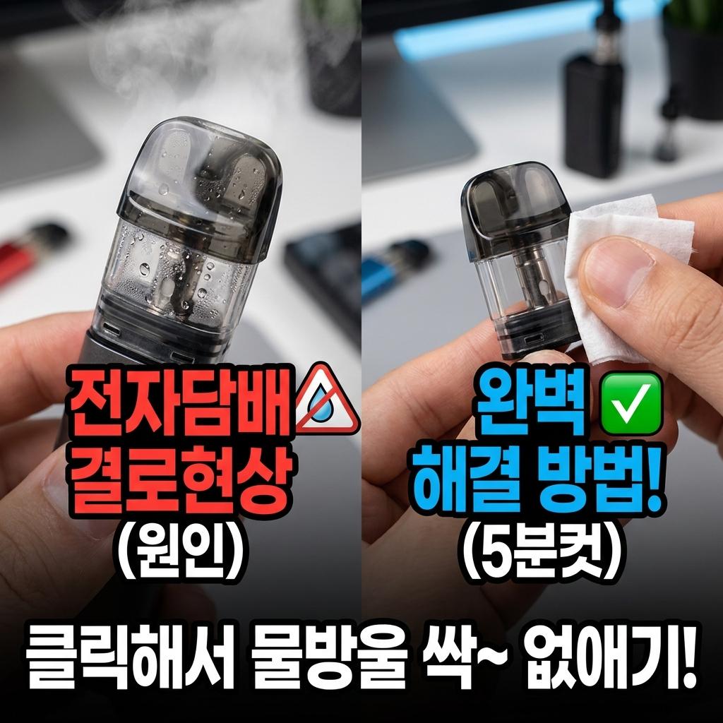 전자담배 결로현상 원인과 해결방법 완벽 정리
