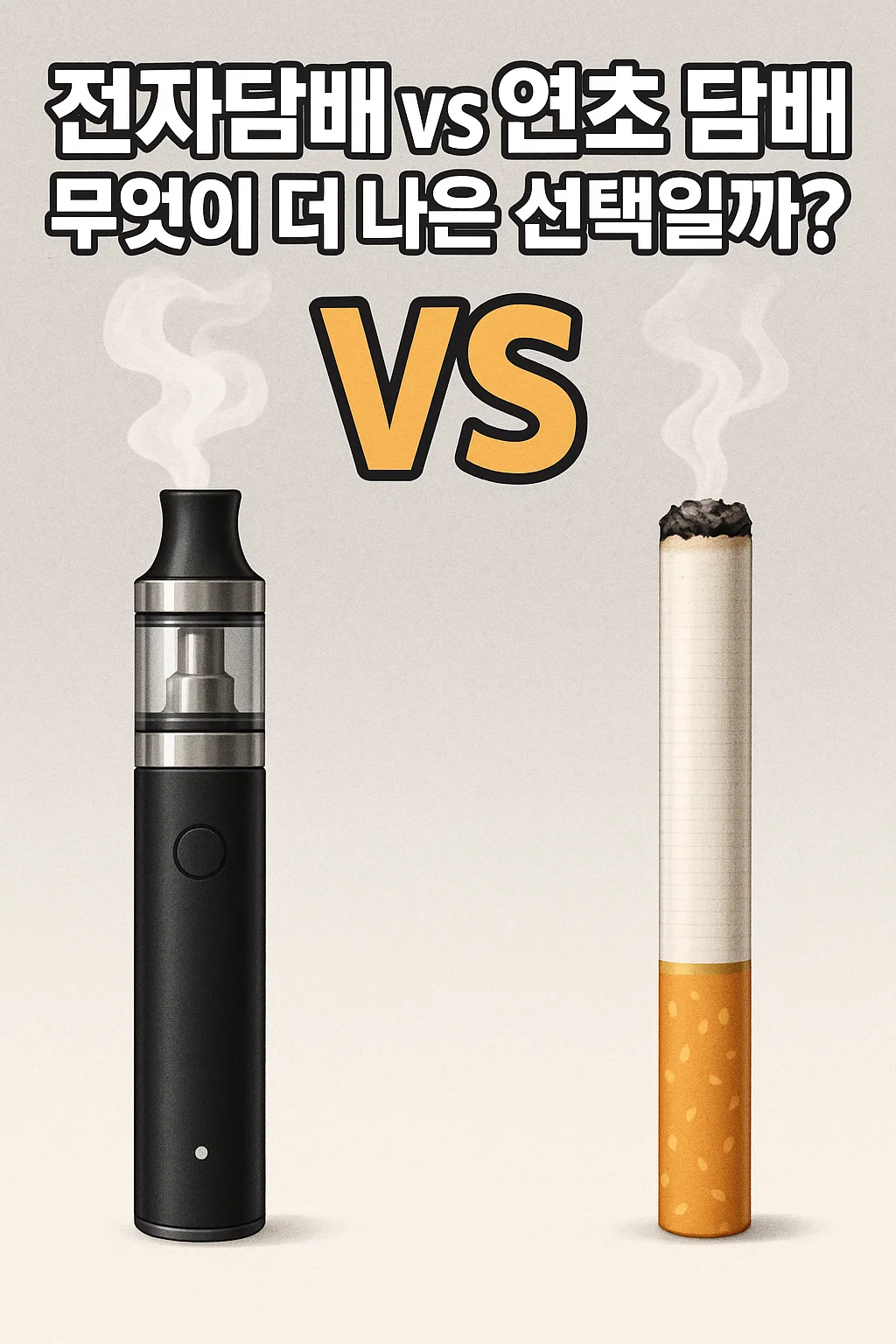 전자담배vs연초담배