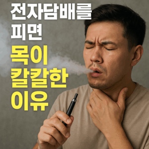 전자담배 목칼칼