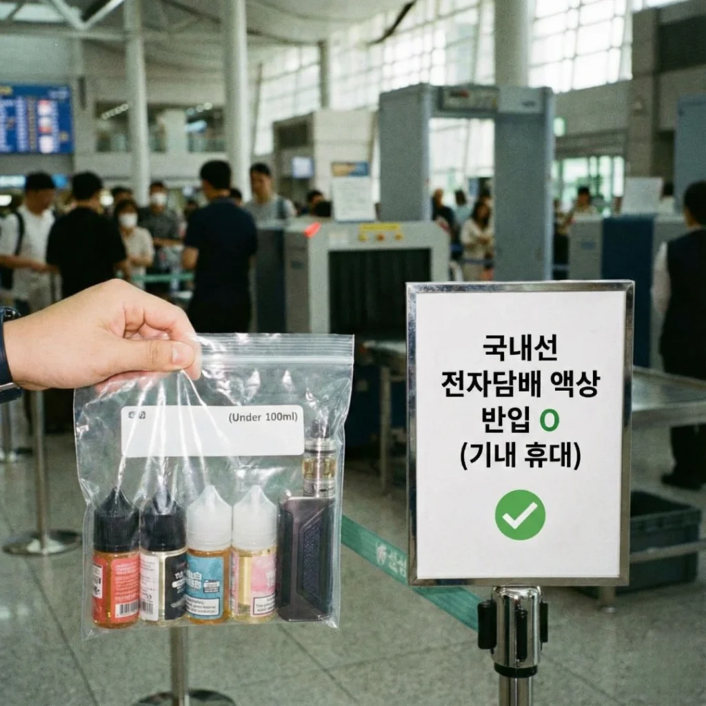 국내선 전자담배 반입