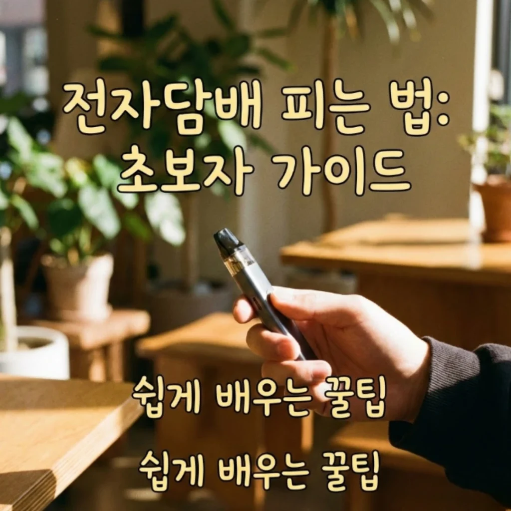 전자담배 피는법