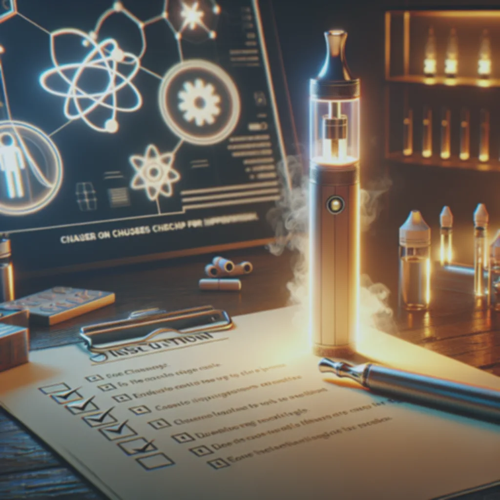 전자담배 안빨림 점검 체크리스트