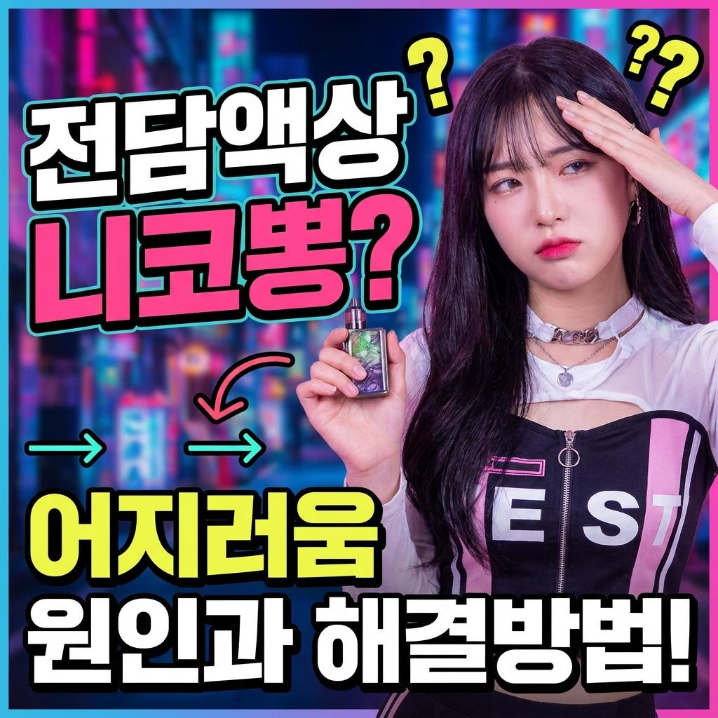 전담액상 니코뽕 원인과 3가지 해결방법!