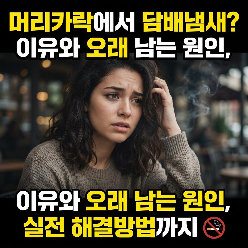 머리카락에서 담배냄새 나는 이유와 오래 남는 원인, 실전 해결방법까지